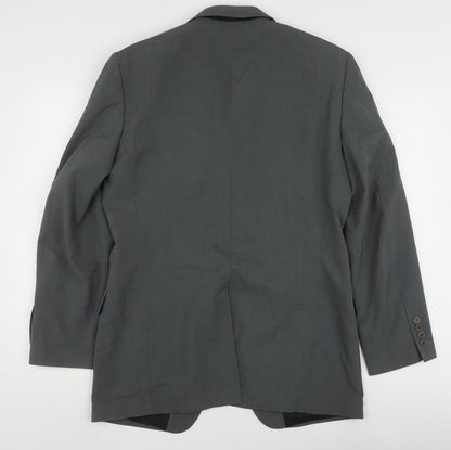 Mens UK Size 38 Ted Baker Regular Grey Suit Jacket