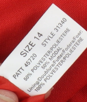 Windsmoor Women's Red Blazer UK 14