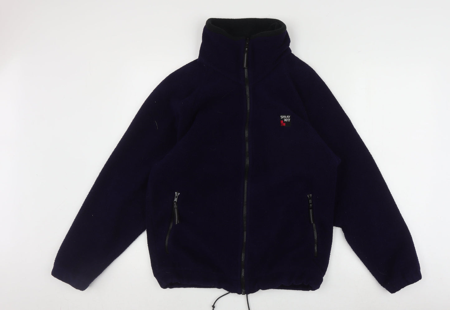 Mens UK Size S Enigma Blue Basic Jacket