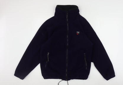 Mens UK Size S Enigma Blue Basic Jacket
