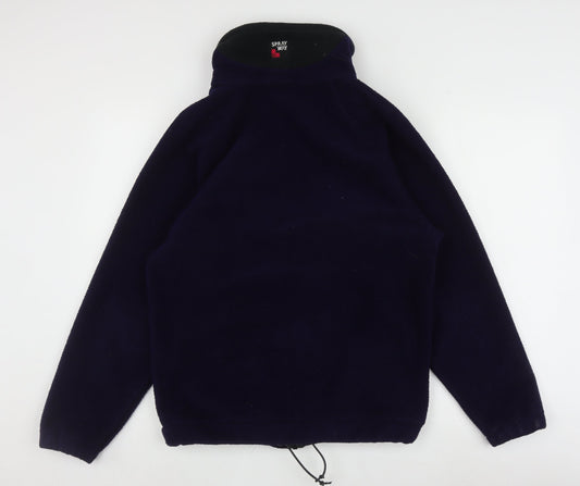 Mens UK Size S Enigma Blue Basic Jacket