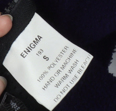 Mens UK Size S Enigma Blue Basic Jacket