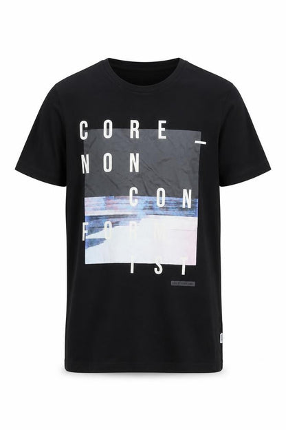Mens UK Size M JACK & JONES Black  T-Shirt