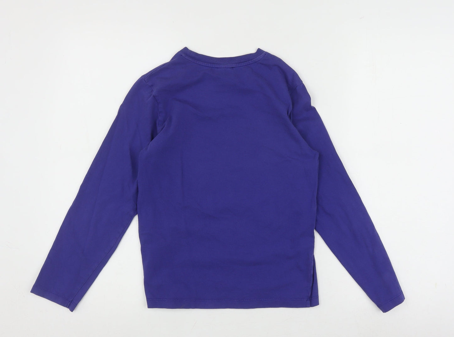 Diesel Boys Blue Long Sleeve Graphic T-Shirt Size 10