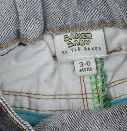 Ted Baker Baby Jeans 3-6 Months Blue Denim Casual Unisex