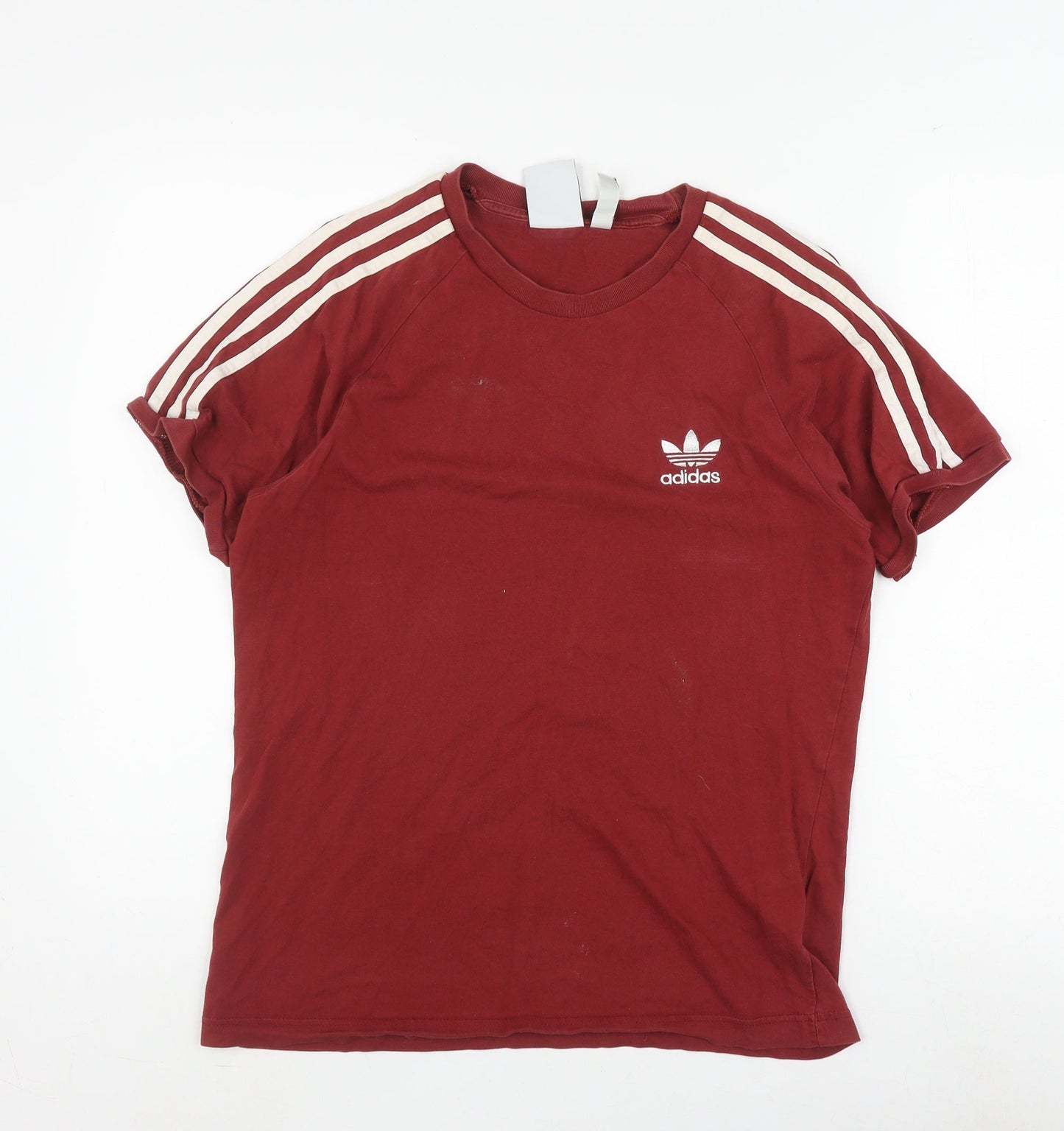 Adidas Men's Red Short Sleeve T-Shirt - Size S