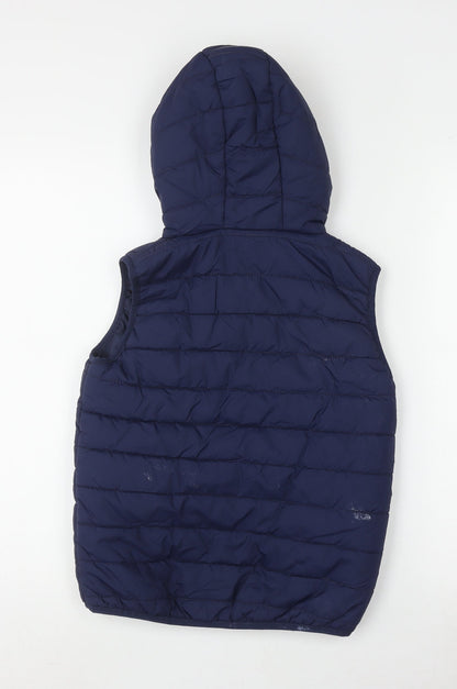 Peter Storm Boys Blue Puffer Jacket 9-10 Years Hooded
