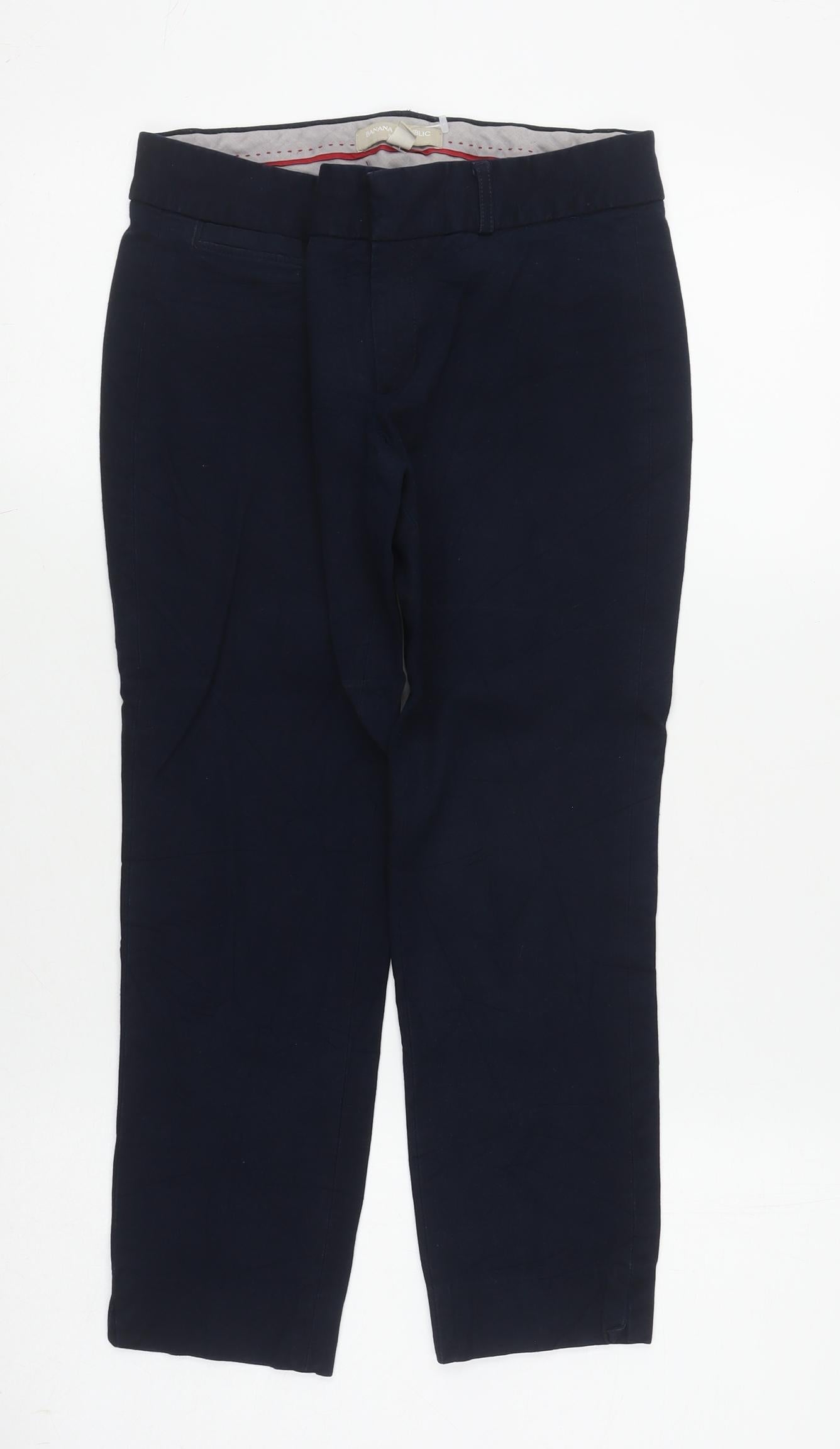 Banana Republic Women's Blue Slim Trousers 2XSP