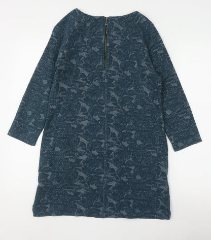 White Stuff Women's Blue Shift Dress Size 10