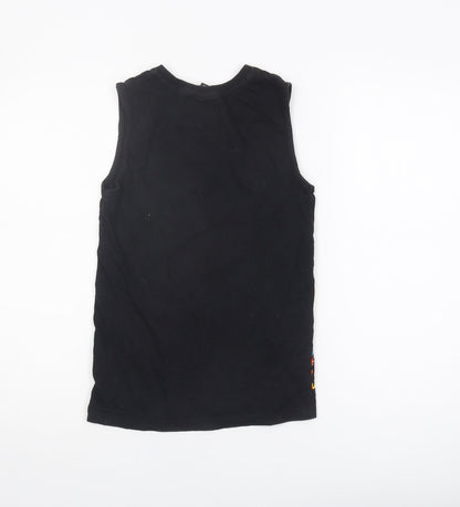 Jurassic World Boys Black Sleeveless Tank Top 10-11 Years