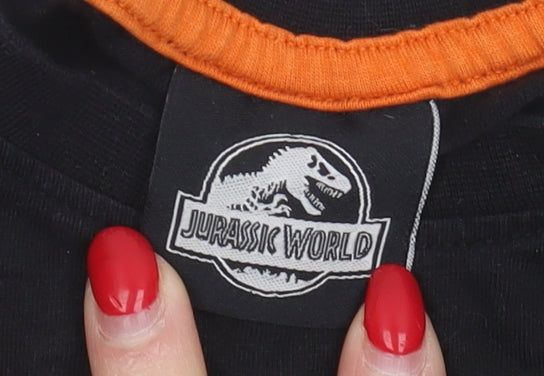 Jurassic World Boys Black Sleeveless Tank Top 10-11 Years