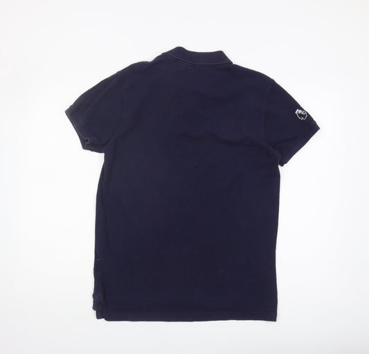 TOG24 Men's Blue Polo, S, Casual, Short Sleeve