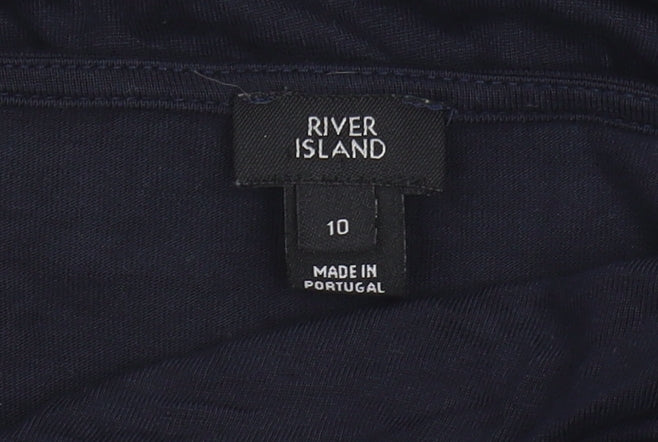 Womens UK Size 10 River Island Blue  Blouse