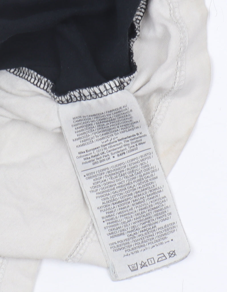 Nike Men's Black & Grey Colourblock T-Shirt, Size S