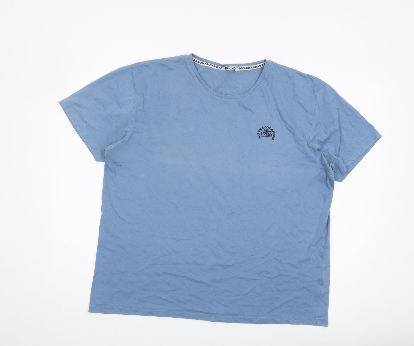 SoulCal & Co Men's Blue 2XL Crew Neck T-Shirt