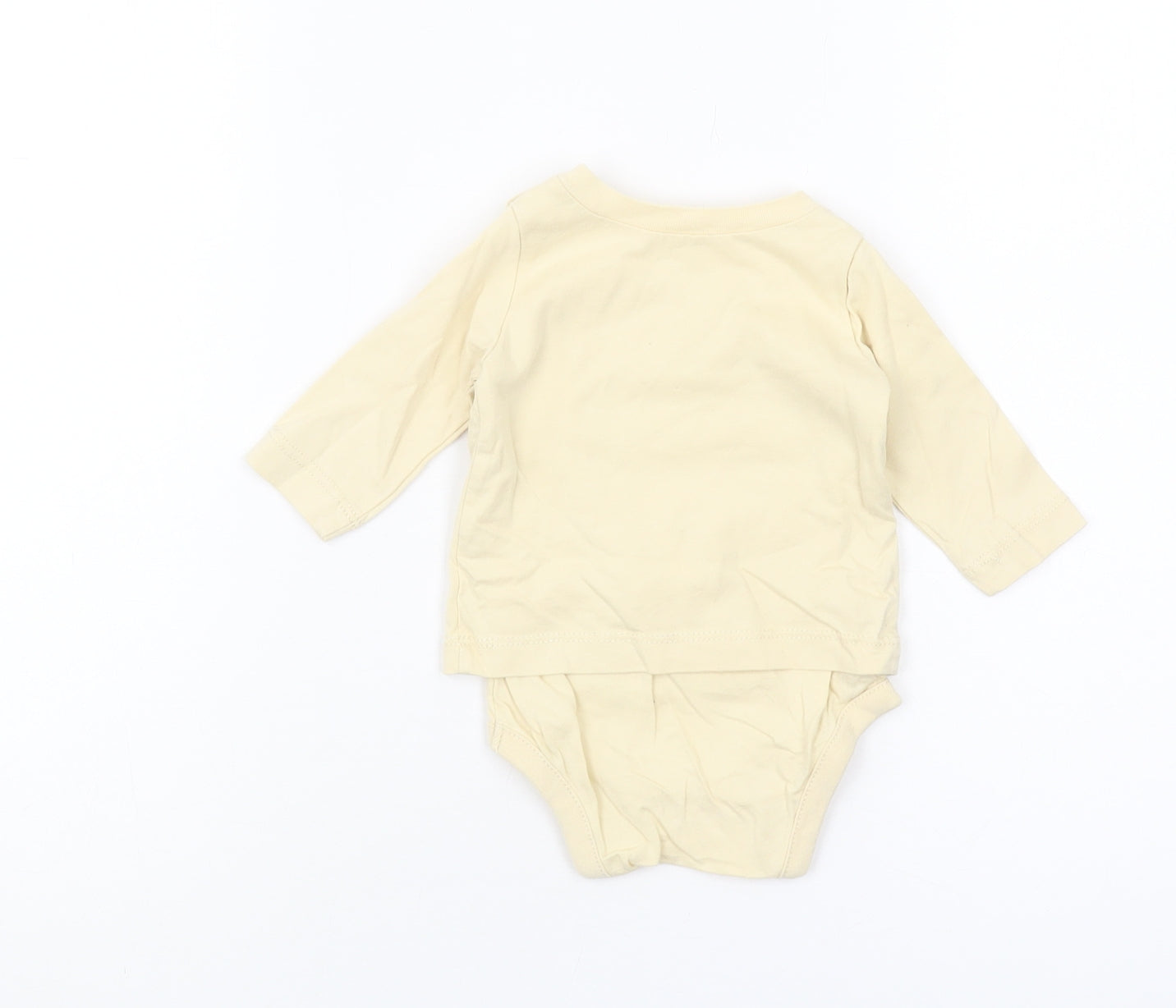 BabyGap Unisex Ivory Long Sleeve Animal Romper 0-3 Months