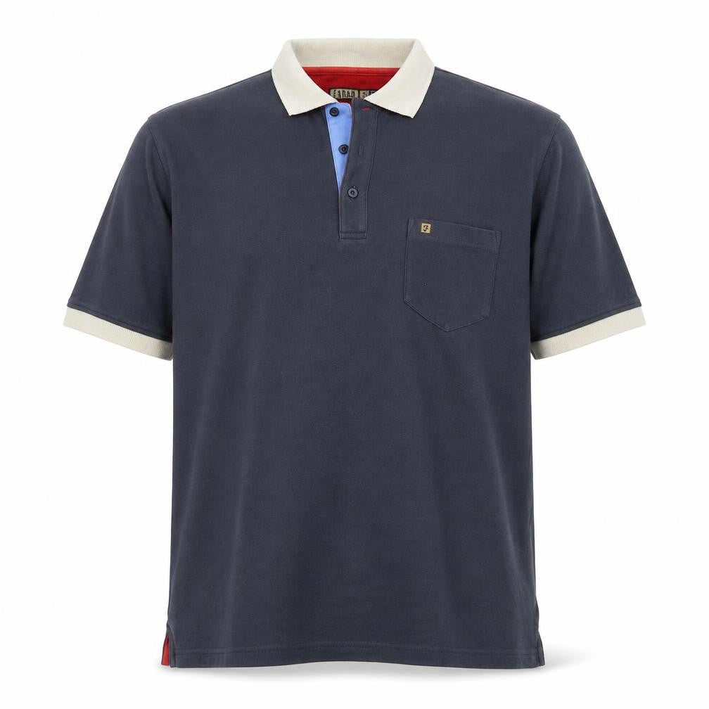 Mens UK Size L Farah Polyester Blend Polo Shirt
