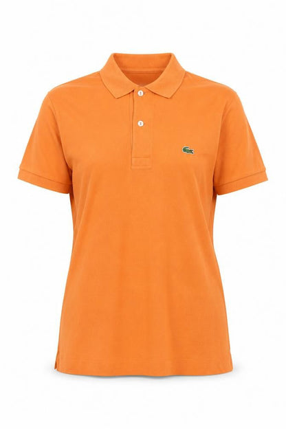 Womens UK Size 2 Lacoste Orange  Polo
