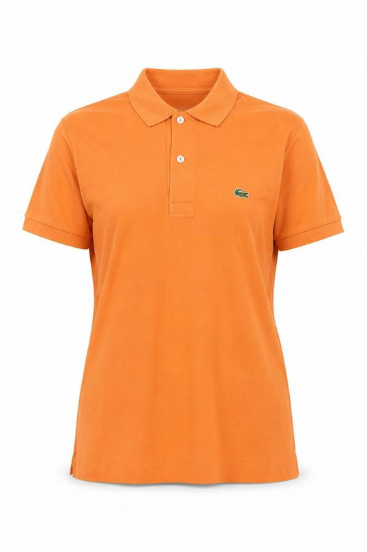 Womens UK Size 2 Lacoste Orange  Polo