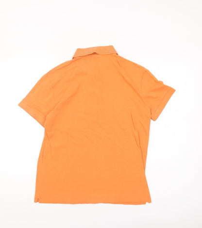Womens UK Size 2 Lacoste Orange  Polo