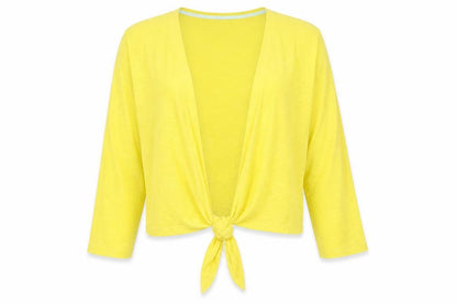 Womens UK Size M Adini Yellow Tunic Blouse