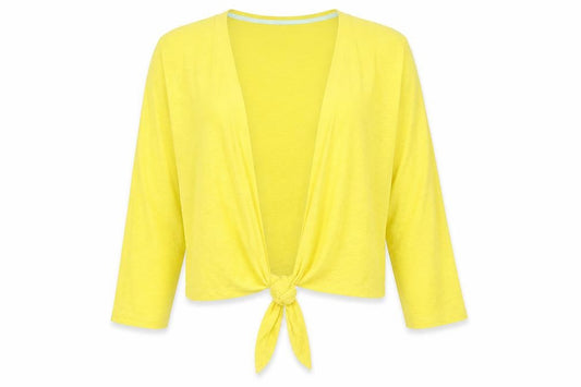 Womens UK Size M Adini Yellow Tunic Blouse