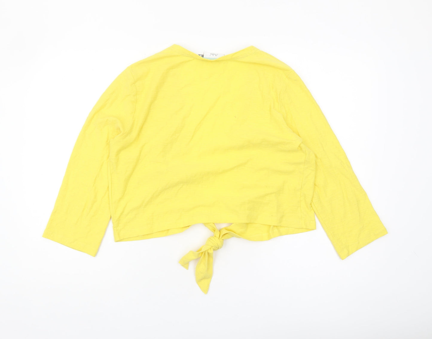 Womens UK Size M Adini Yellow Tunic Blouse