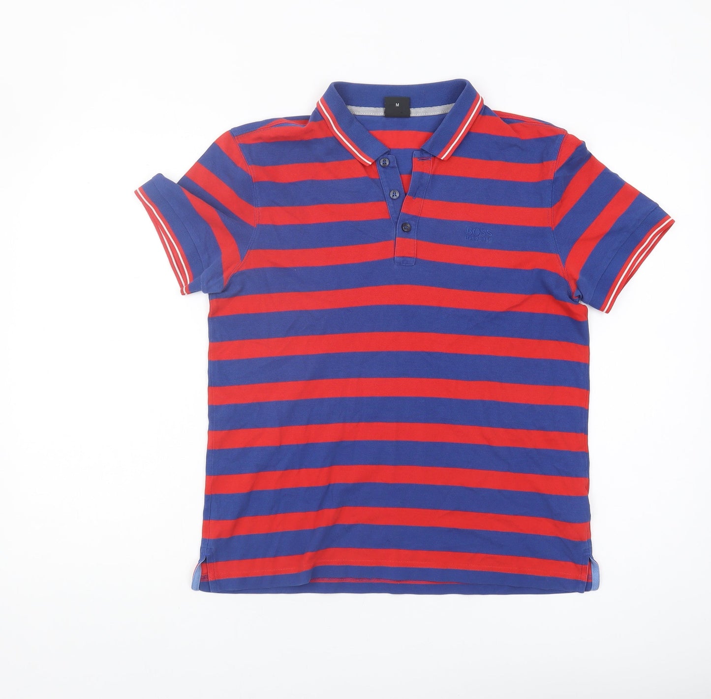 Hugo Boss Men's Multicoloured Striped Polo M