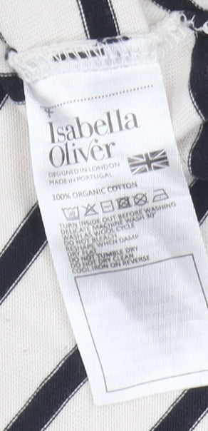Womens UK Size 2XS Isabella Oliver White Basic T-Shirt
