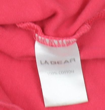 Womens UK Size 8 LA Gear Pink  T-Shirt