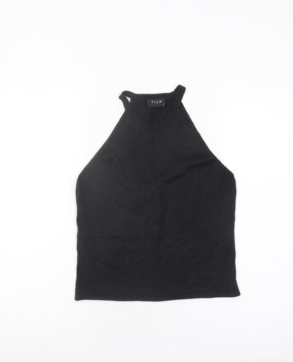 Womens UK Size M VILA Black  Tank
