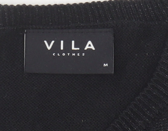 Womens UK Size M VILA Black  Tank