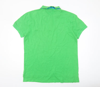 Money Men's Green XL Polo Shirt - Short Sleeve