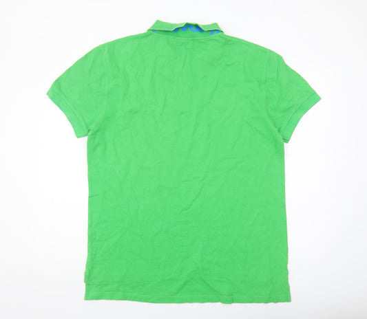 Money Men's Green XL Polo Shirt - Short Sleeve