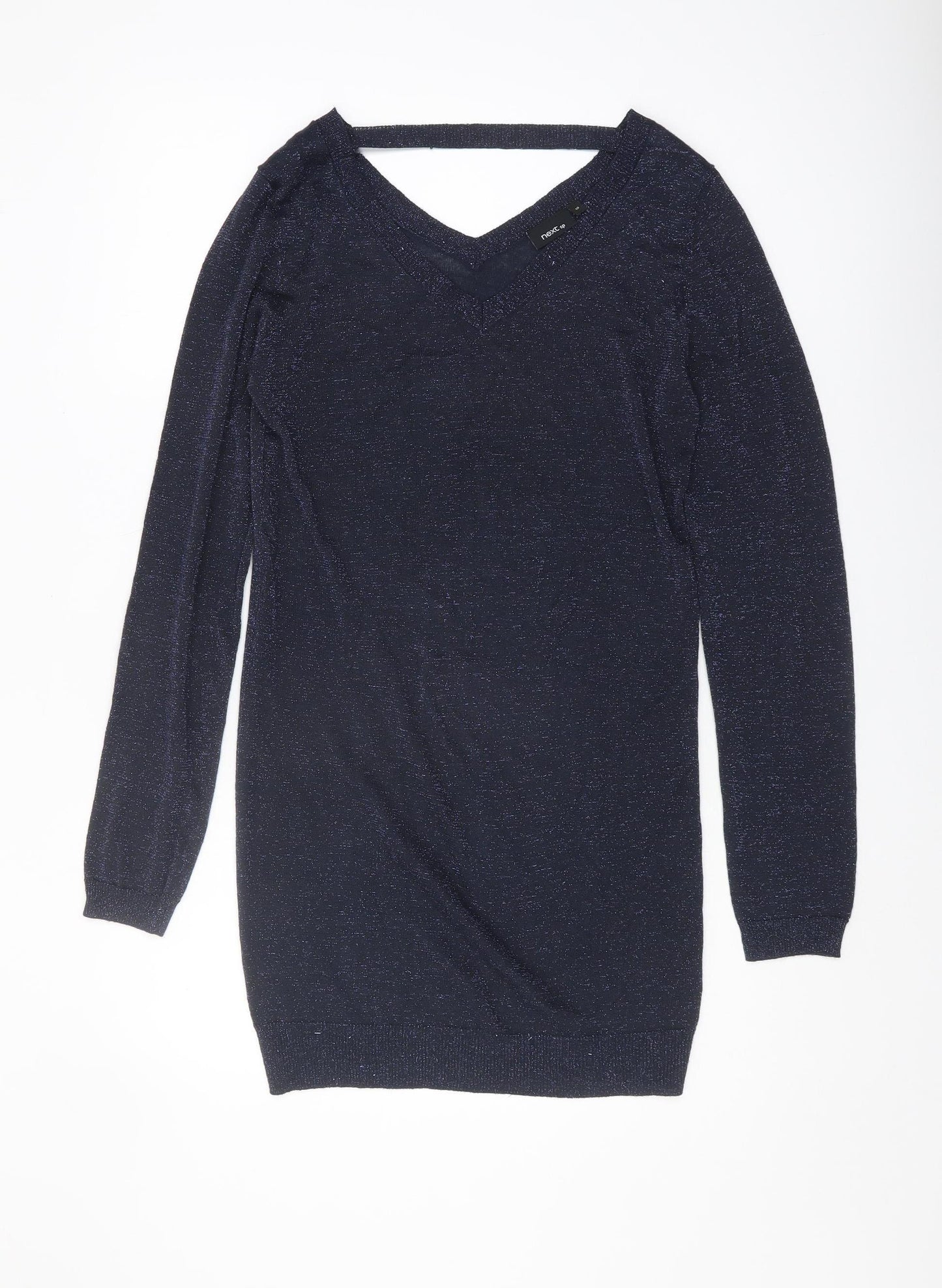 Womens UK Size 10 NEXT Blue Pullover Jumper