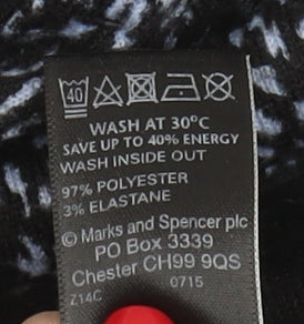 Womens UK Size 10 Marks and Spencer Black  Jumper