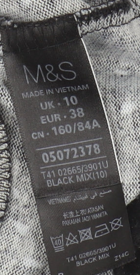 Womens UK Size 10 Marks and Spencer Black  Jumper