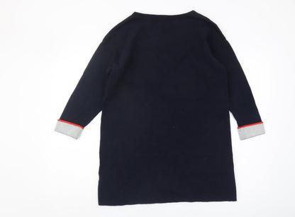 Womens UK Size 10 White Stuff Blue  Jumper