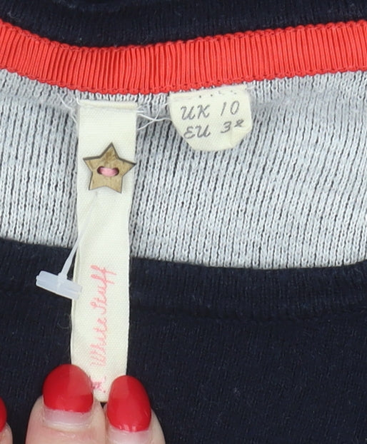 Womens UK Size 10 White Stuff Blue  Jumper