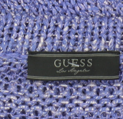 Womens UK Size 8 GUESS Purple Pullover Jumper