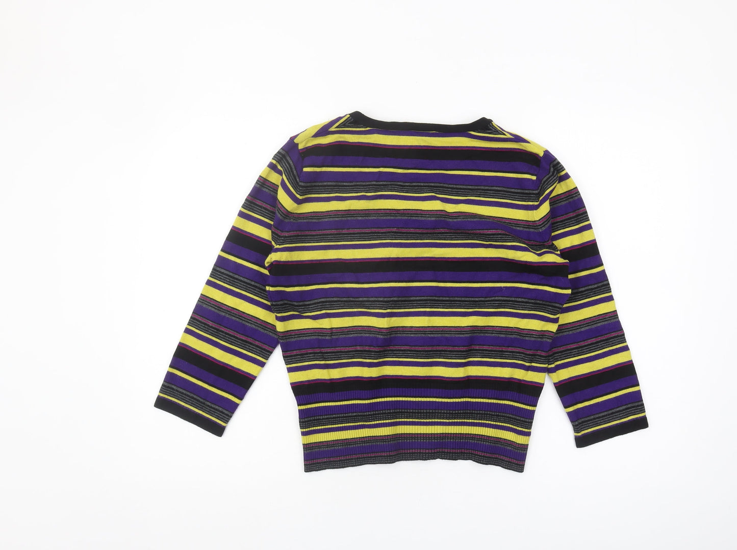 Womens UK Size M CC Multicoloured Cardigan Jumper