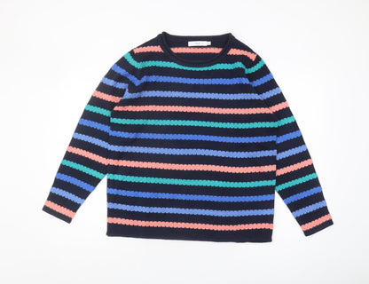 Womens UK Size M Isle Multicoloured Pullover Jumper