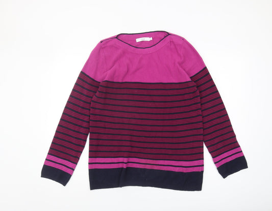 Womens UK Size S Isle Multicoloured Pullover Jumper
