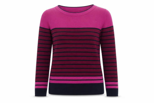 Womens UK Size S Isle Multicoloured Pullover Jumper