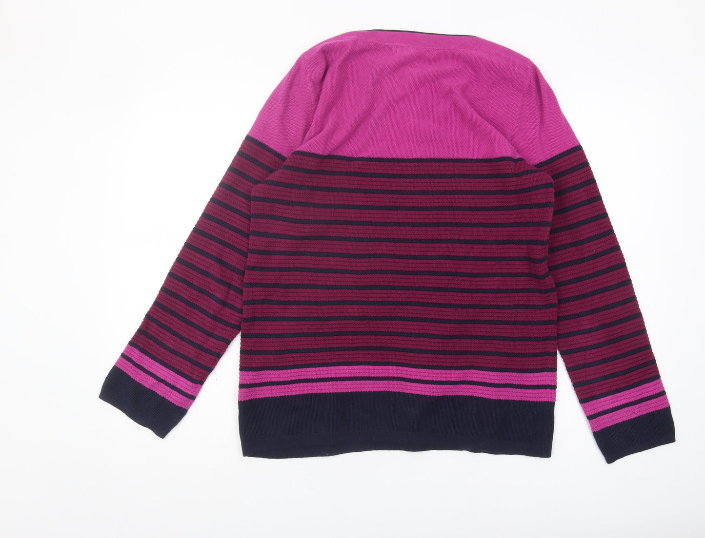 Womens UK Size S Isle Multicoloured Pullover Jumper