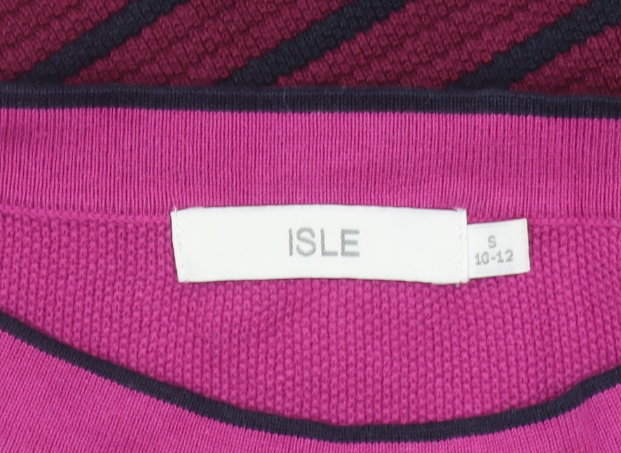 Womens UK Size S Isle Multicoloured Pullover Jumper