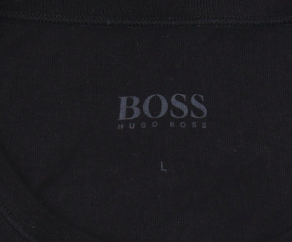 Mens UK Size L HUGO BOSS Black  T-Shirt