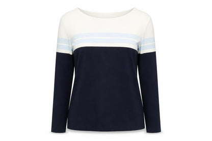 Womens UK Size 10 Maine New England Blue  T-Shirt