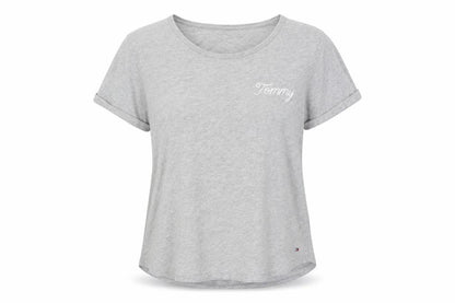 Womens UK Size M Tommy Hilfiger Grey  T-Shirt