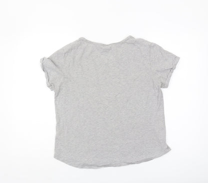 Womens UK Size M Tommy Hilfiger Grey  T-Shirt